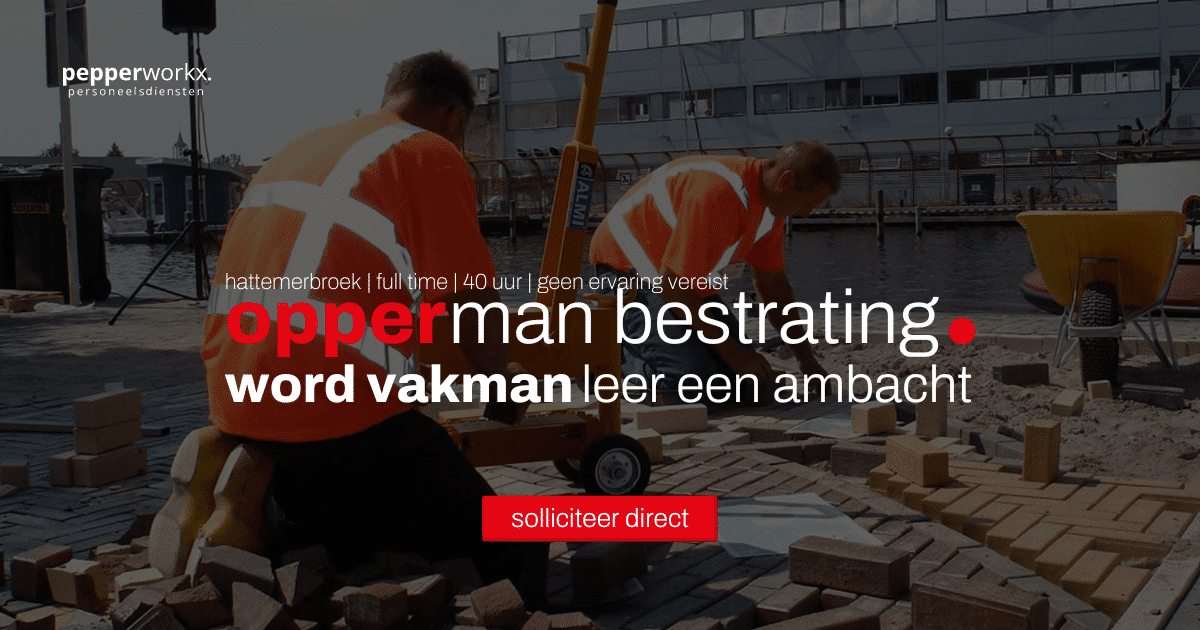 Startersbaan Opperman Bestrating Hattemerbroek Bij Pepperworkx