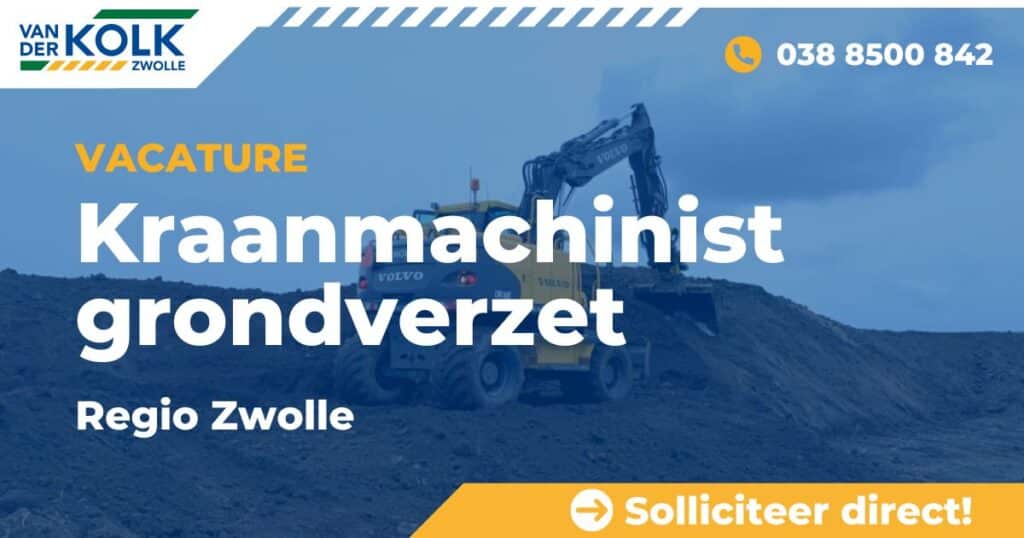 kraanmachinist mobiele kraan grondverzet