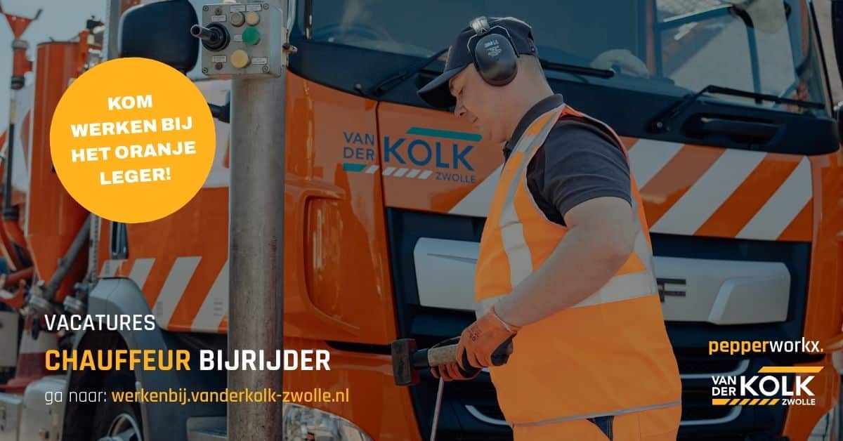 Vacatures chauffeur bijrijder voor van der Kolk zwolle regio zwolle arbeidsbemiddeling Pepperworkx
